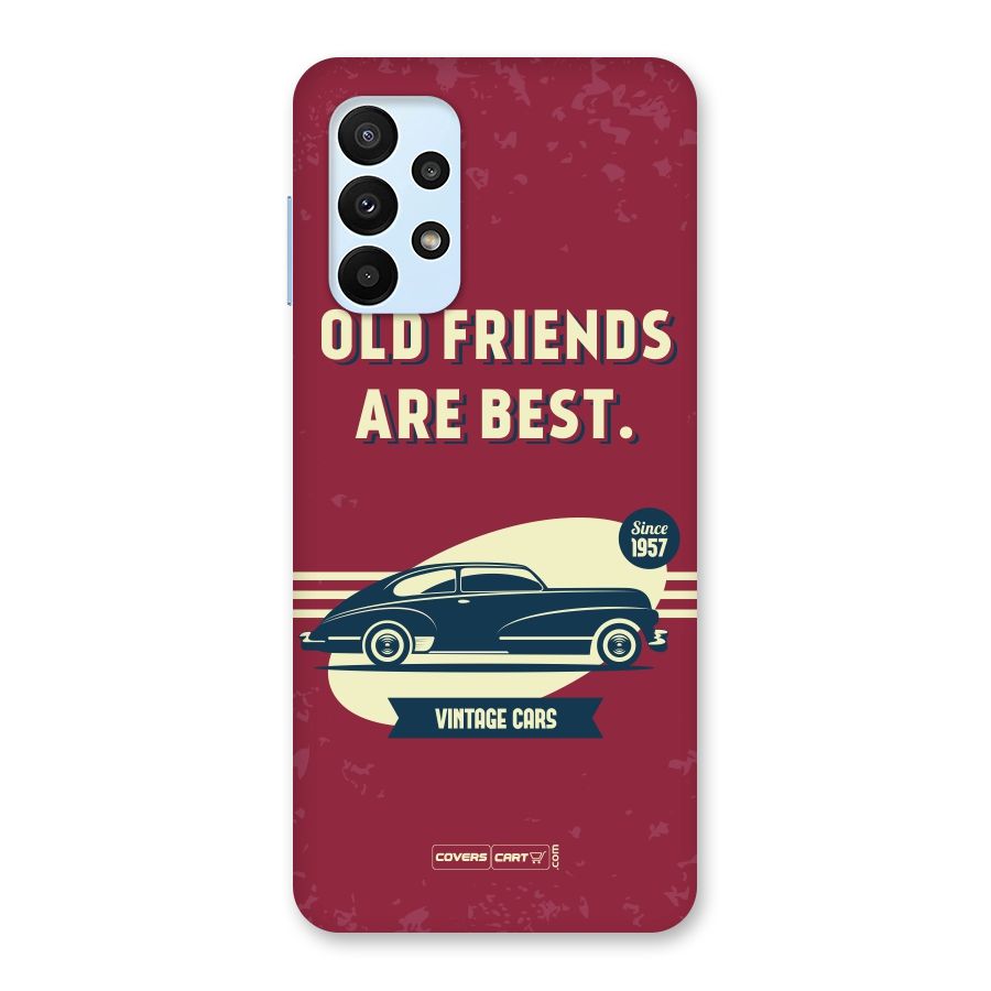 Old Friends Vintage Car Back Case for Galaxy A23