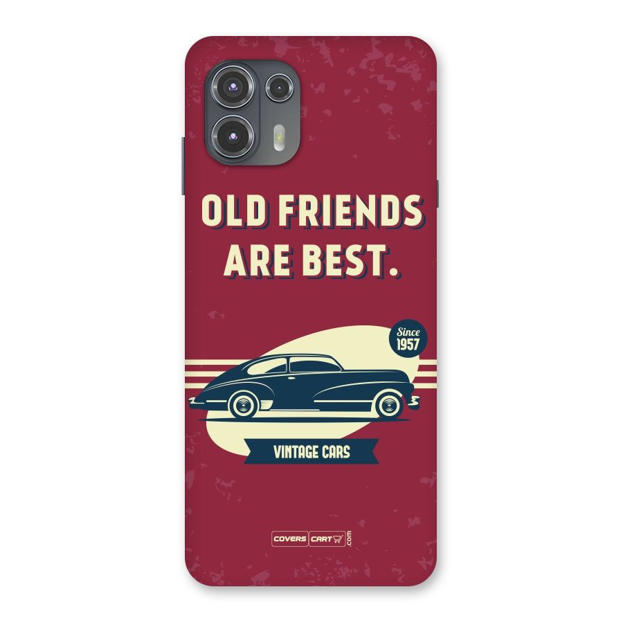 Old Friends Vintage Car Back Case for Motorola Edge 20 Fusion