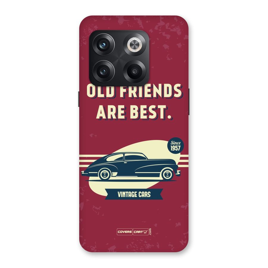 Old Friends Vintage Car Back Case for OnePlus 10T