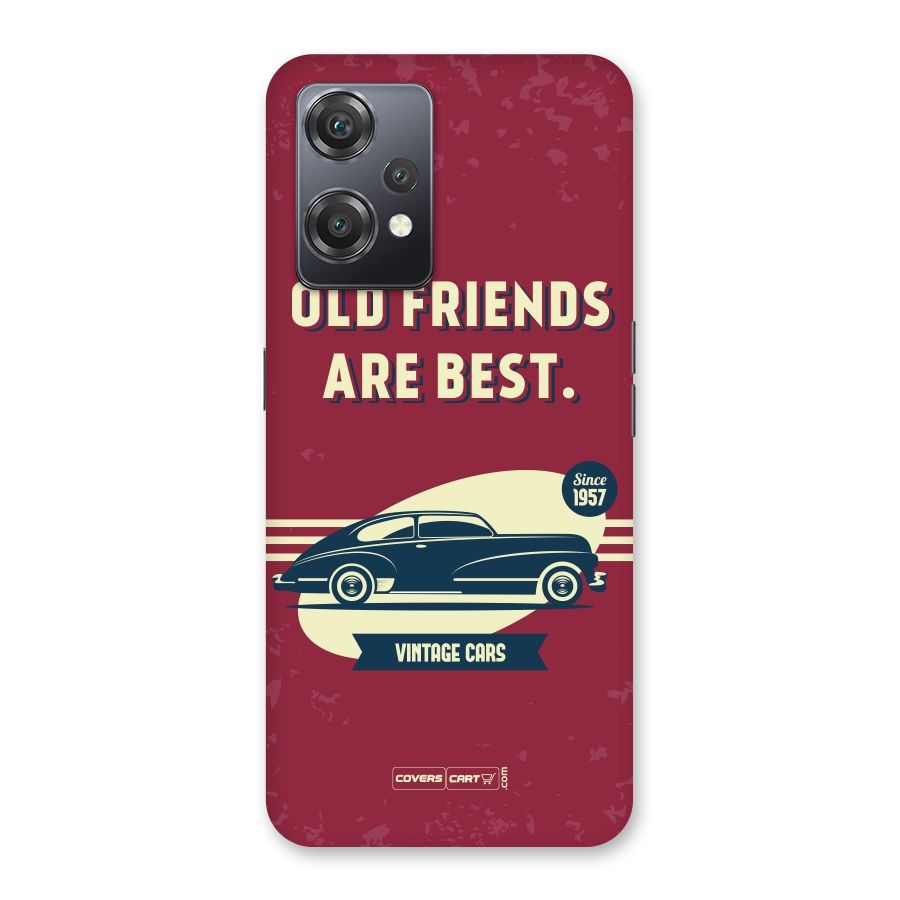 Old Friends Vintage Car Back Case for OnePlus Nord CE 2 Lite 5G