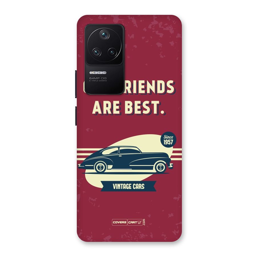 Old Friends Vintage Car Back Case for Poco F4 5G