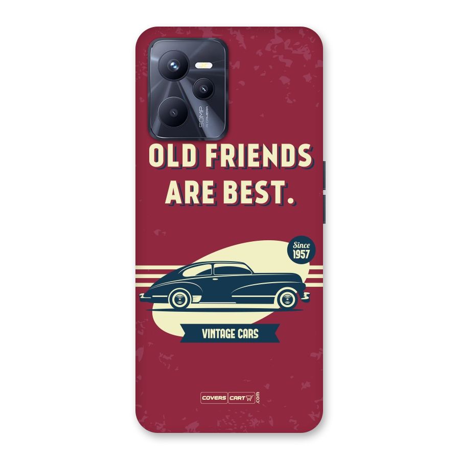 Old Friends Vintage Car Back Case for Realme C35