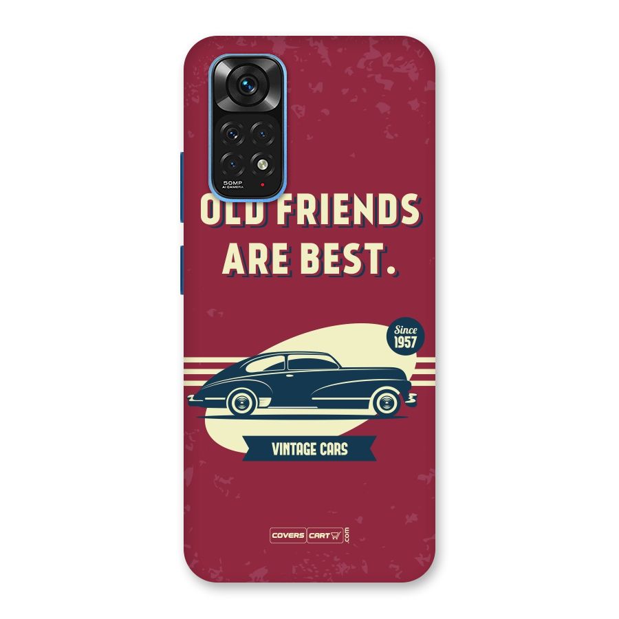 Old Friends Vintage Car Back Case for Redmi Note 11S