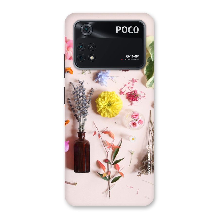Old Petals Back Case for Poco M4 Pro 4G