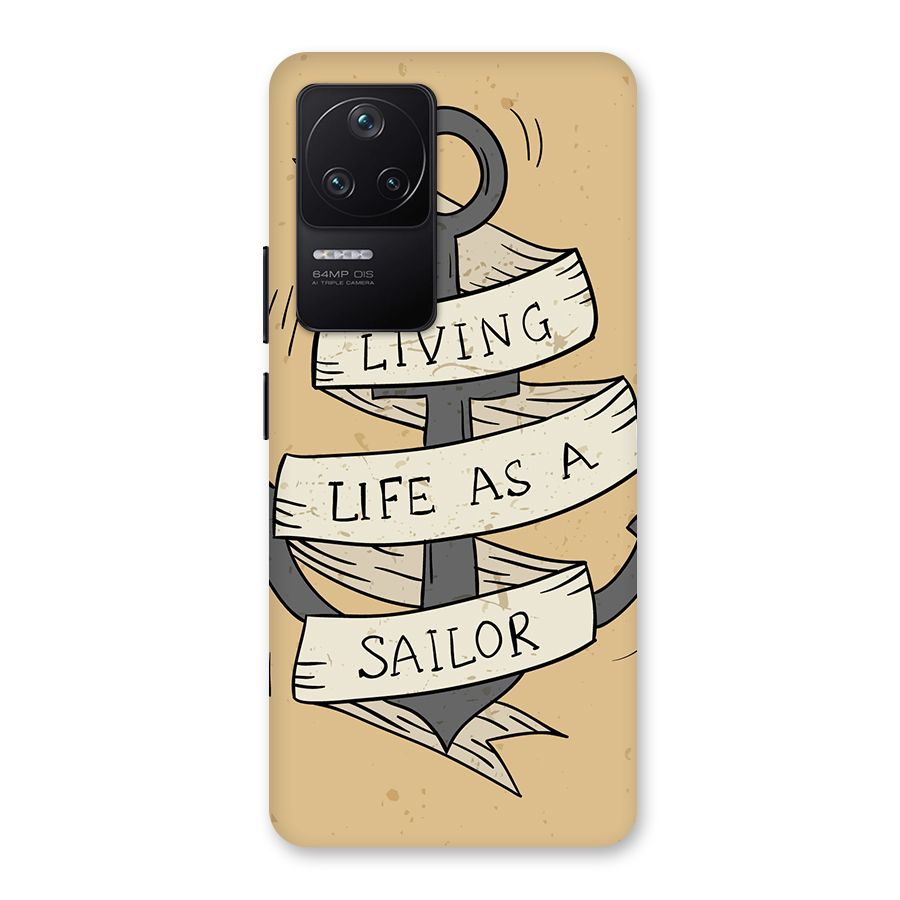 Old School Anchor Back Case for Poco F4 5G