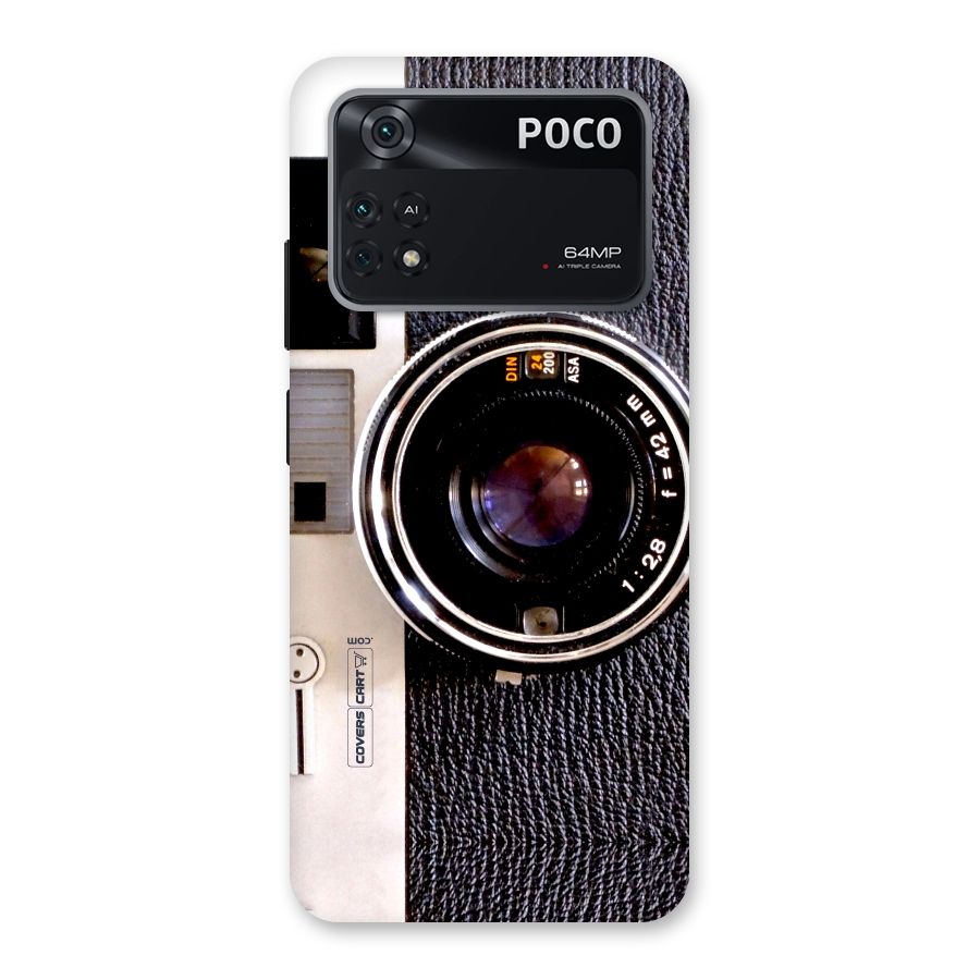 Old School Camera Back Case for Poco M4 Pro 4G