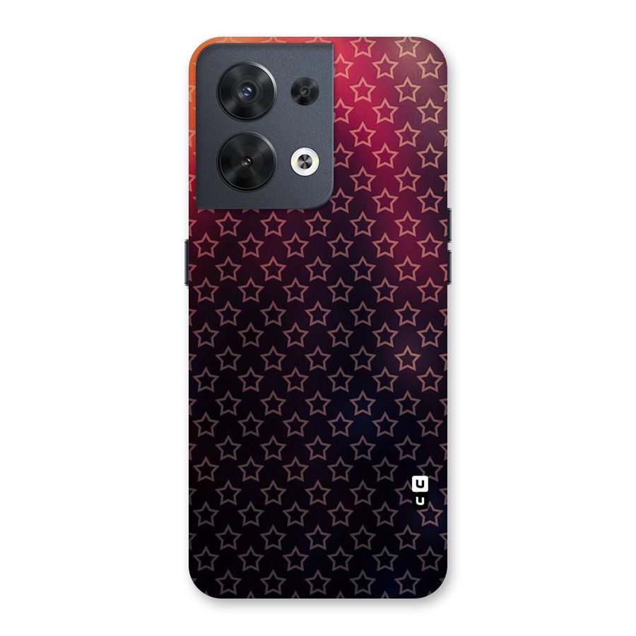 Ombre Stars Back Case for Oppo Reno8 5G