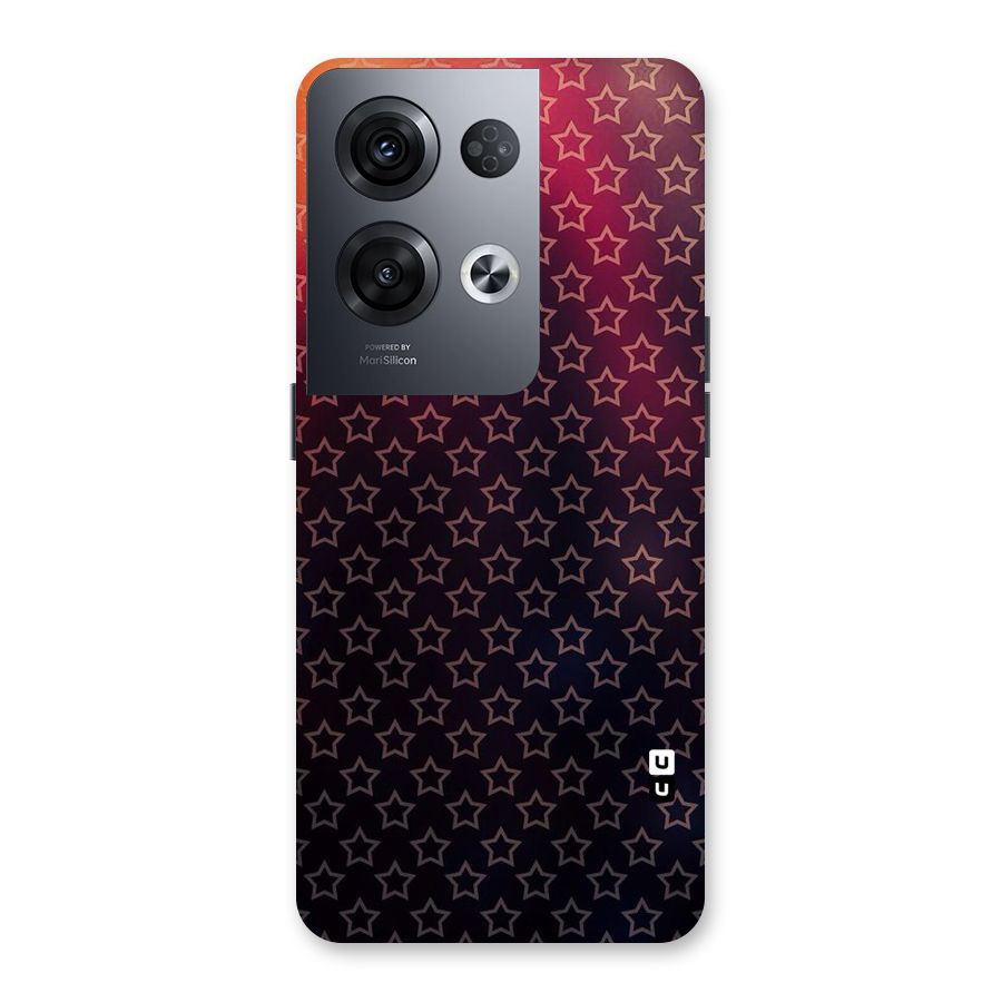 Ombre Stars Back Case for Oppo Reno8 Pro 5G