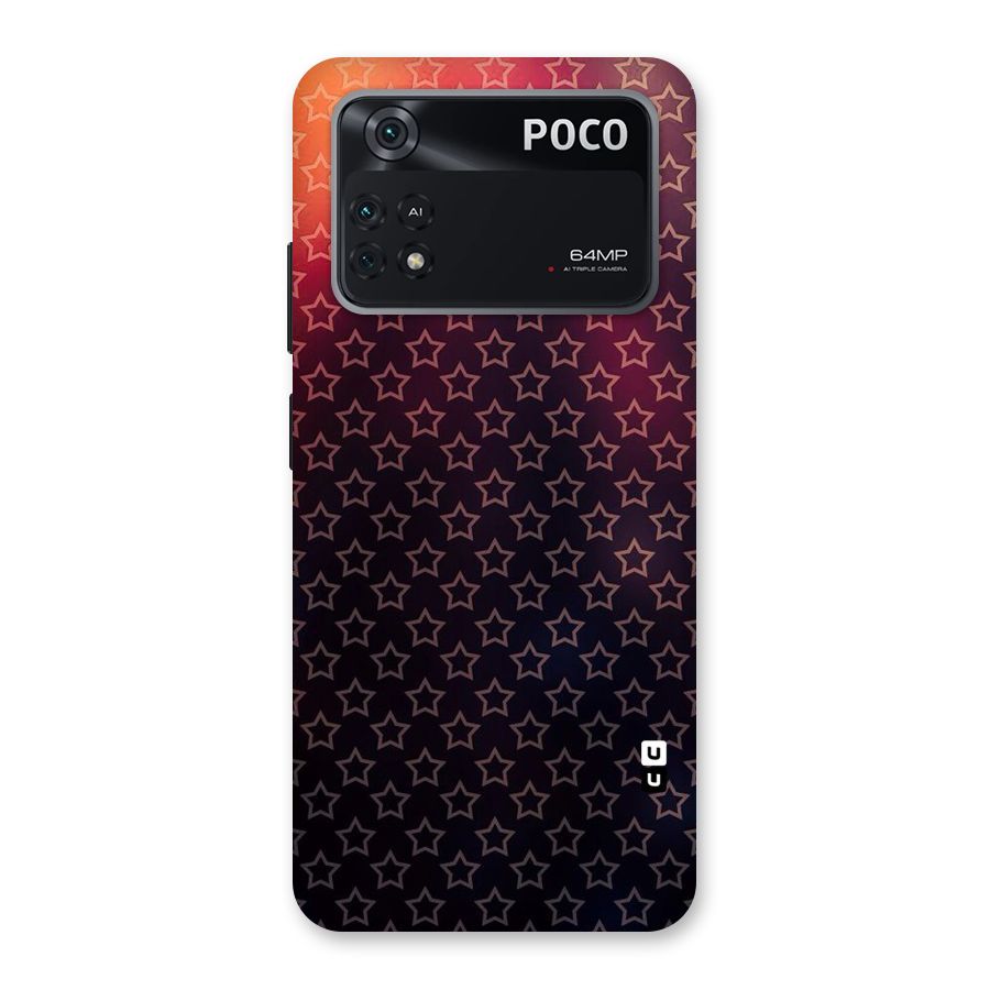 Ombre Stars Back Case for Poco M4 Pro 4G