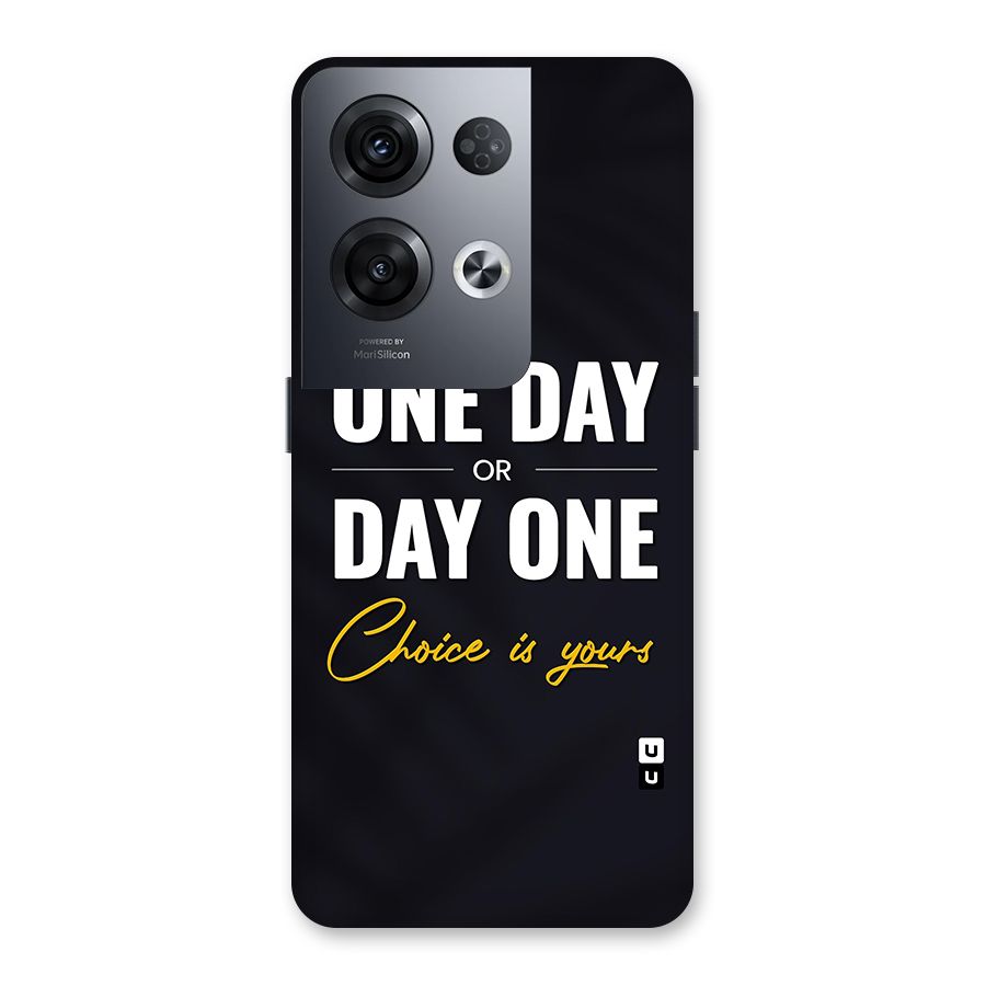 One Day or Day One Back Case for Oppo Reno8 Pro 5G