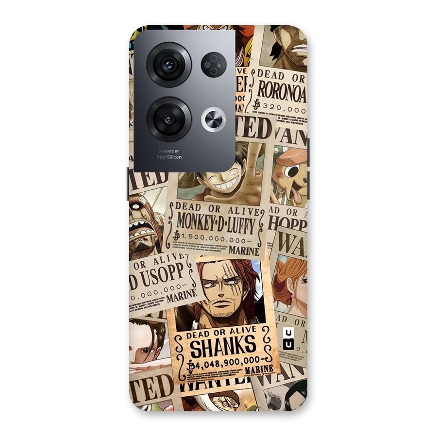 One Piece Most Wanted Back Case for Oppo Reno8 Pro 5G