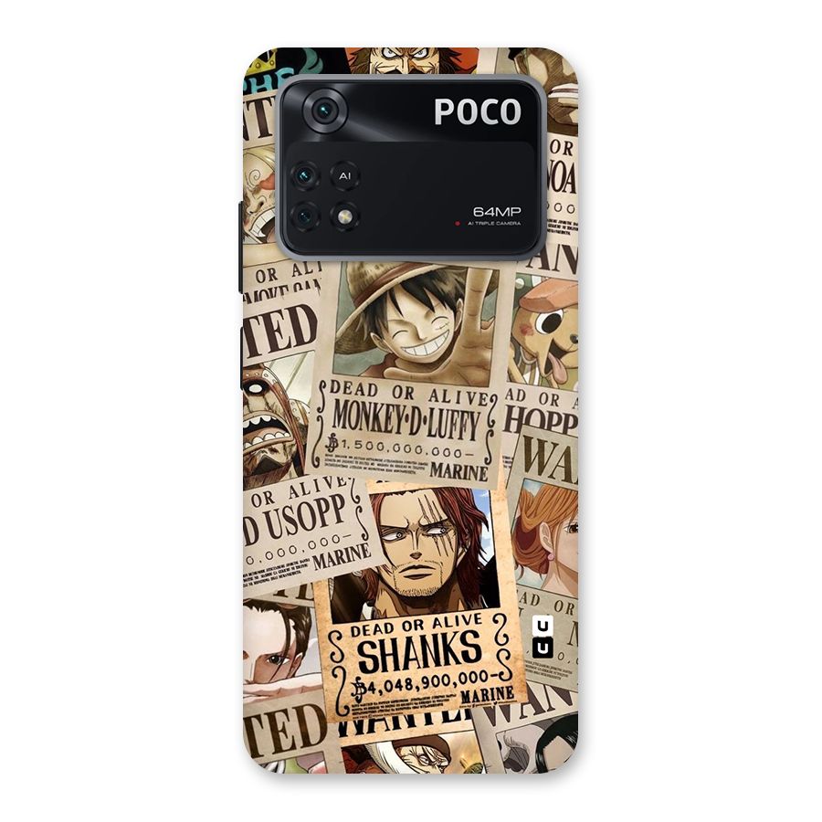 One Piece Most Wanted Back Case for Poco M4 Pro 4G