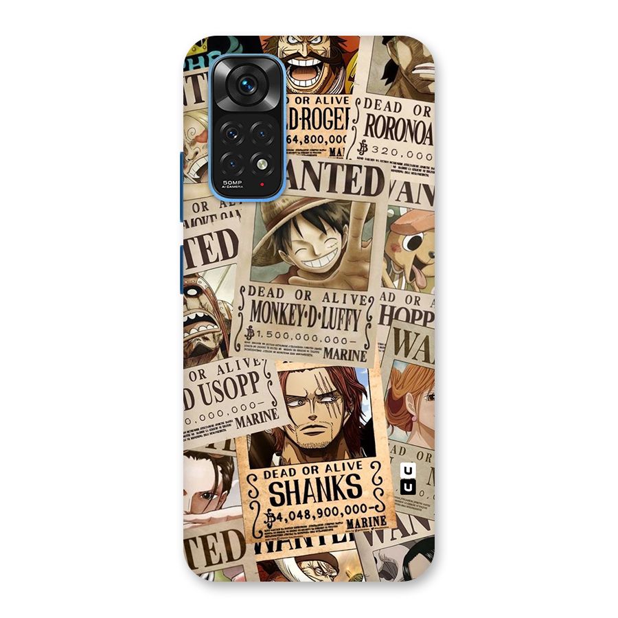 One Piece Most Wanted Back Case for Redmi Note 11