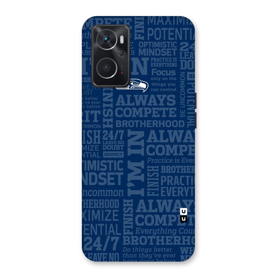 Optimistic Blue Back Case for Oppo K10 4G