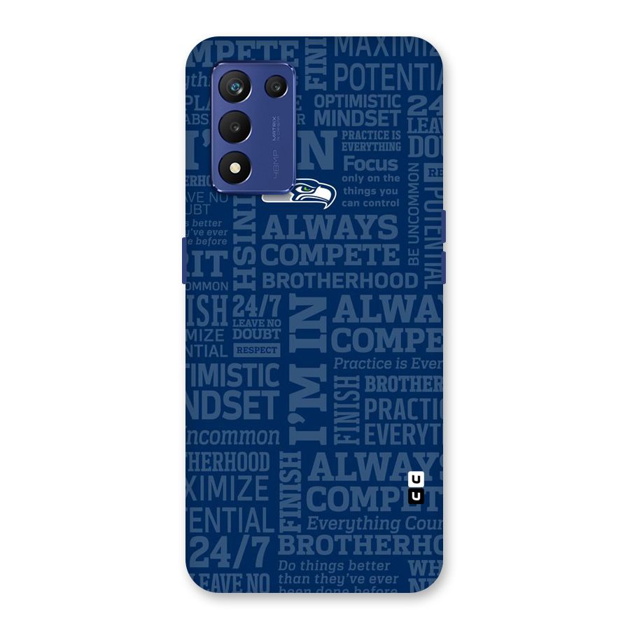 Optimistic Blue Back Case for Realme 9 5G Speed