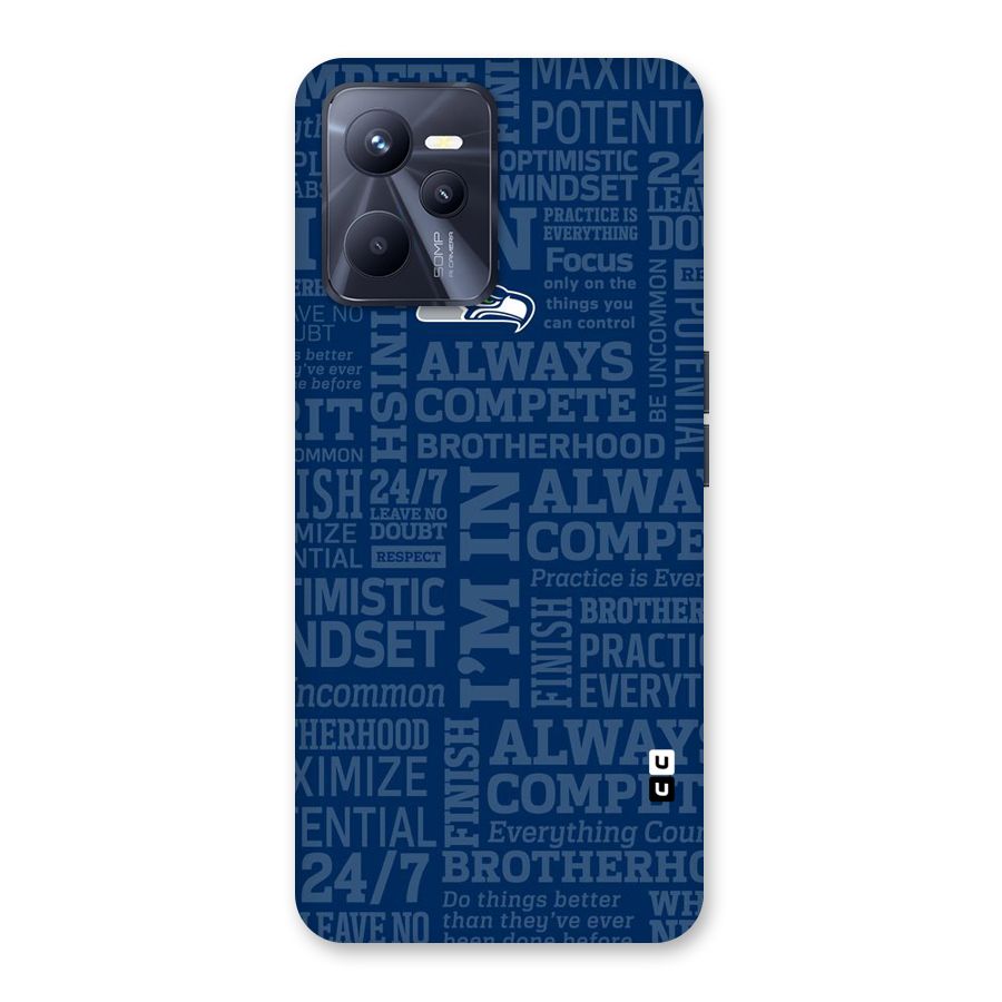 Optimistic Blue Back Case for Realme C35