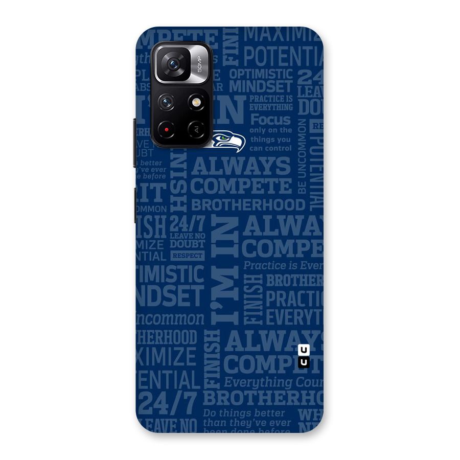 Optimistic Blue Back Case for Redmi Note 11T 5G