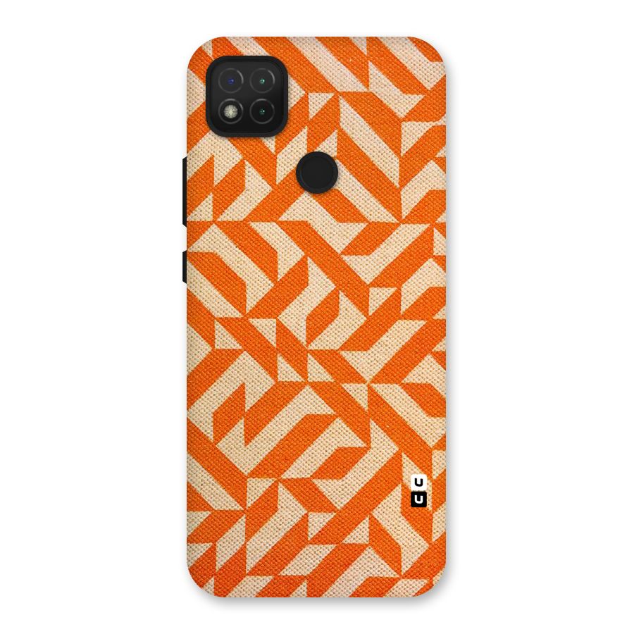 Orange Beige Pattern Back Case for Redmi 9 Activ