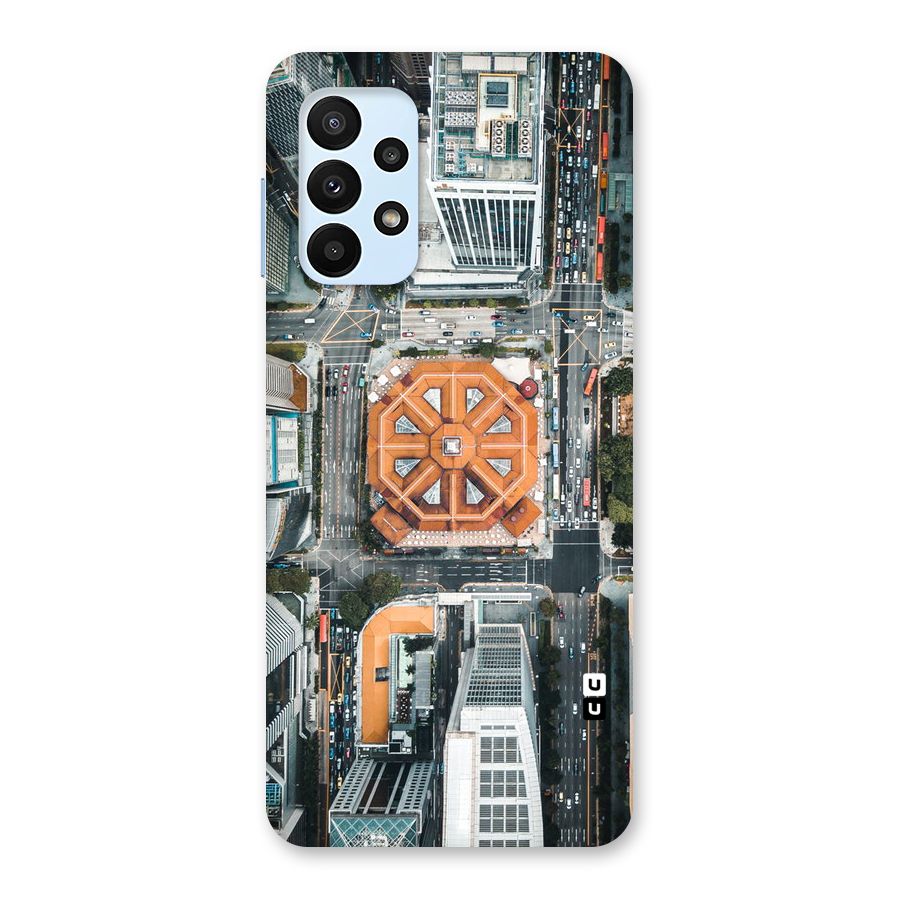 Orange Dome Back Case for Galaxy A23