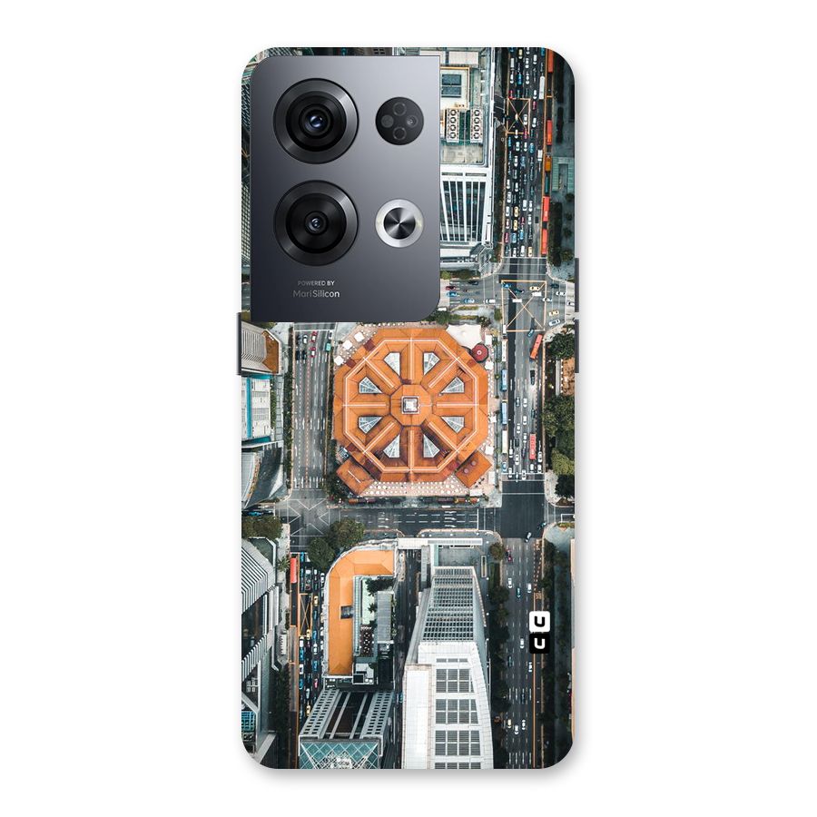 Orange Dome Back Case for Oppo Reno8 Pro 5G