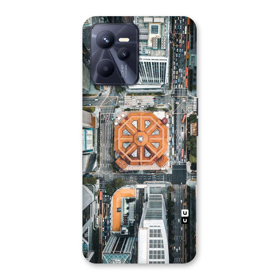 Orange Dome Back Case for Realme C35