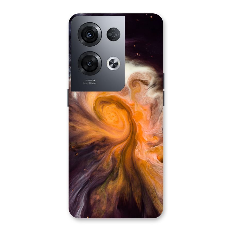 Orange Fusion Back Case for Oppo Reno8 Pro 5G