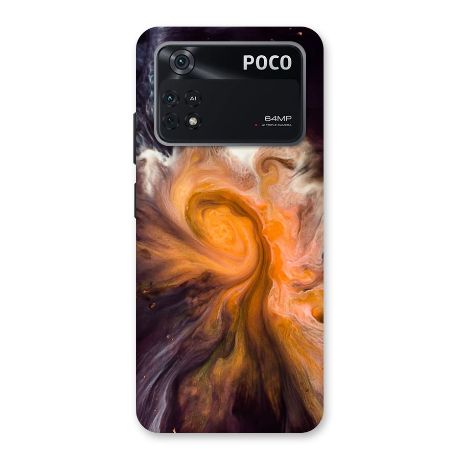 Orange Fusion Back Case for Poco M4 Pro 4G