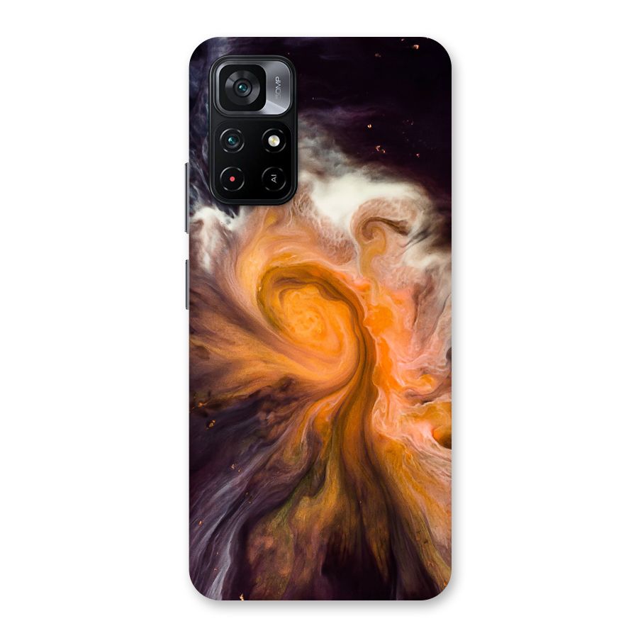 Orange Fusion Back Case for Poco M4 Pro 5G
