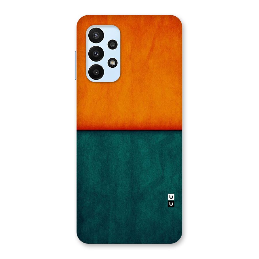 Orange Green Shade Back Case for Galaxy A23