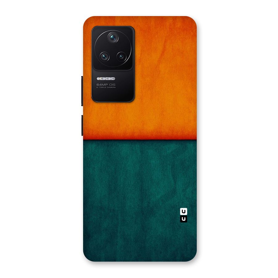 Orange Green Shade Back Case for Poco F4 5G