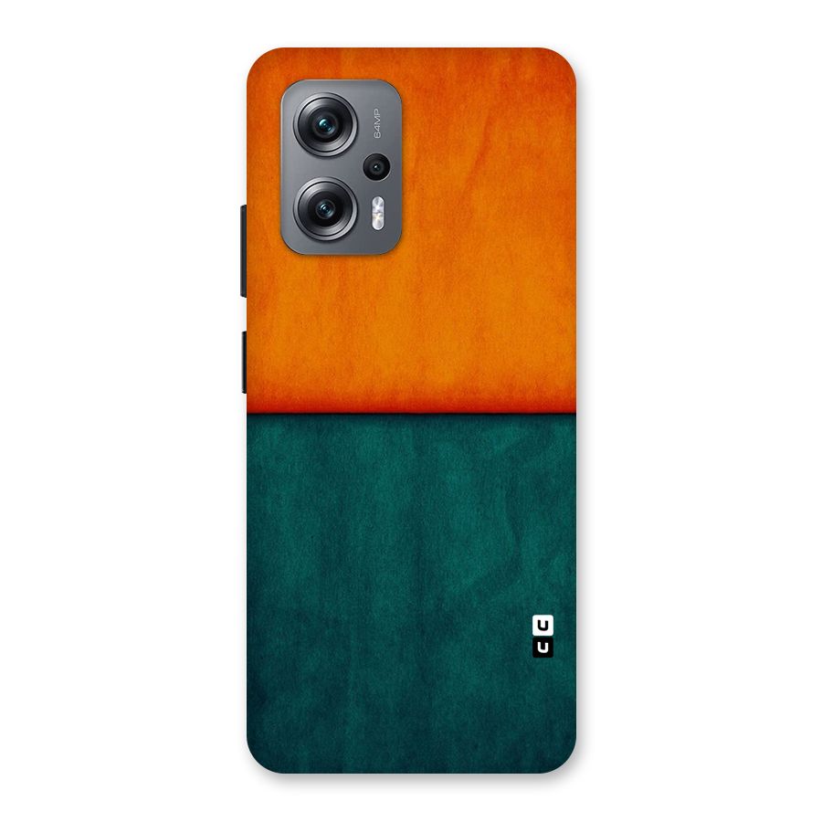 Orange Green Shade Back Case for Redmi K50i