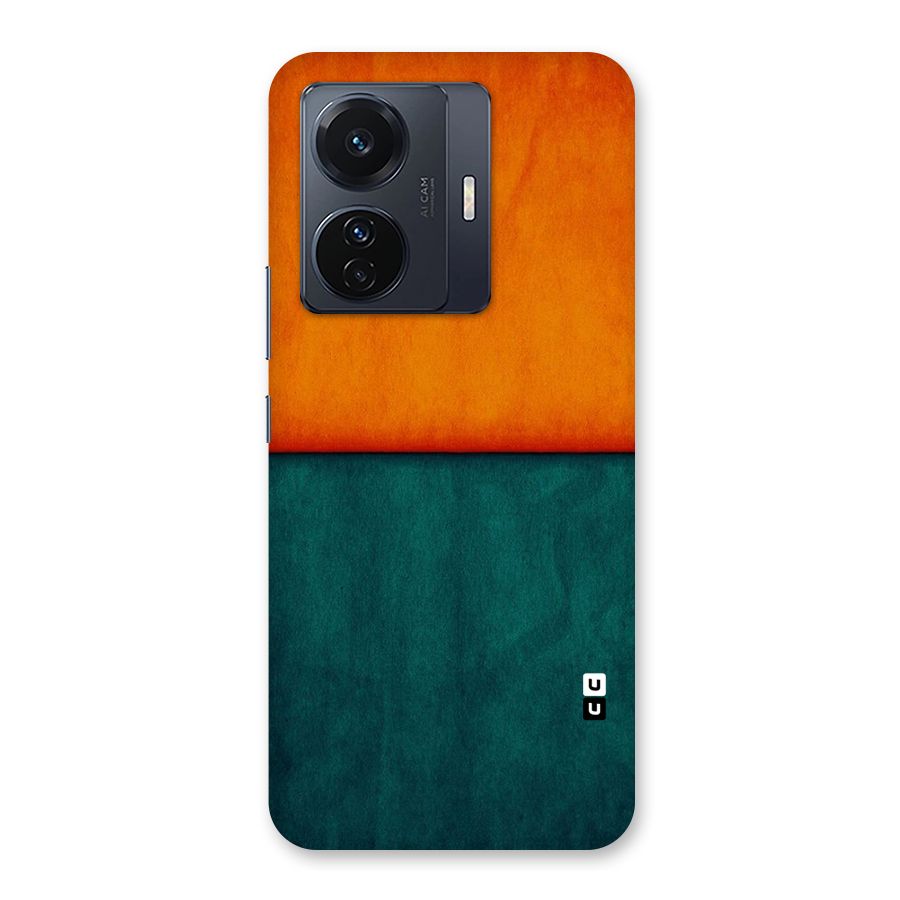 Orange Green Shade Back Case for Vivo T1 Pro