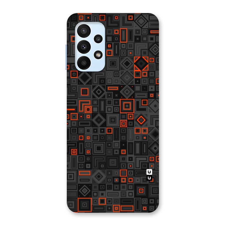 Orange Shapes Abstract Back Case for Galaxy A23
