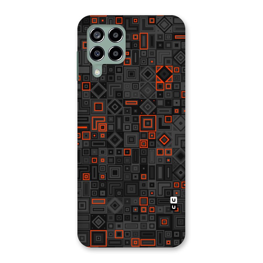 Orange Shapes Abstract Back Case for Galaxy M33