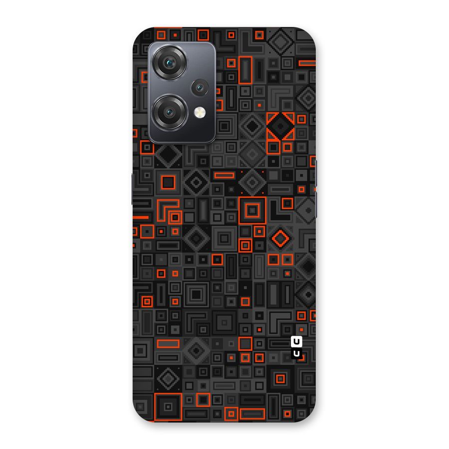 Orange Shapes Abstract Back Case for OnePlus Nord CE 2 Lite 5G