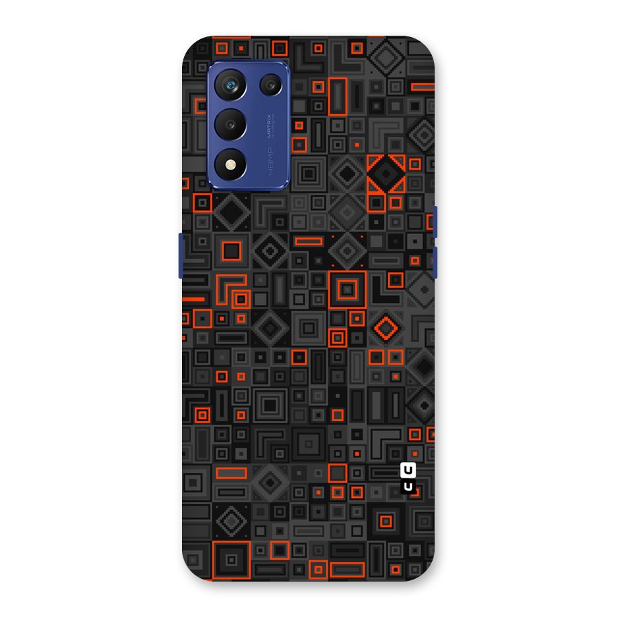 Orange Shapes Abstract Back Case for Realme 9 5G Speed