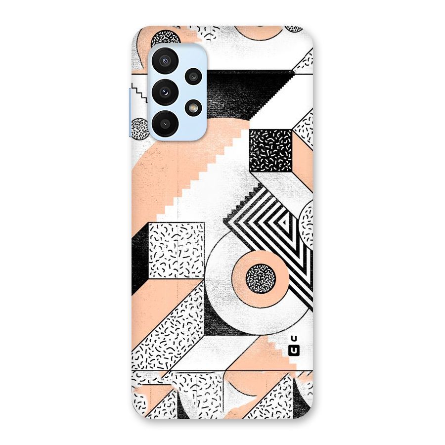 Orange Zig Zag Back Case for Galaxy A23