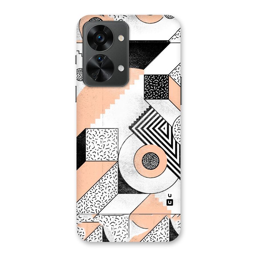 Orange Zig Zag Back Case for OnePlus Nord 2T