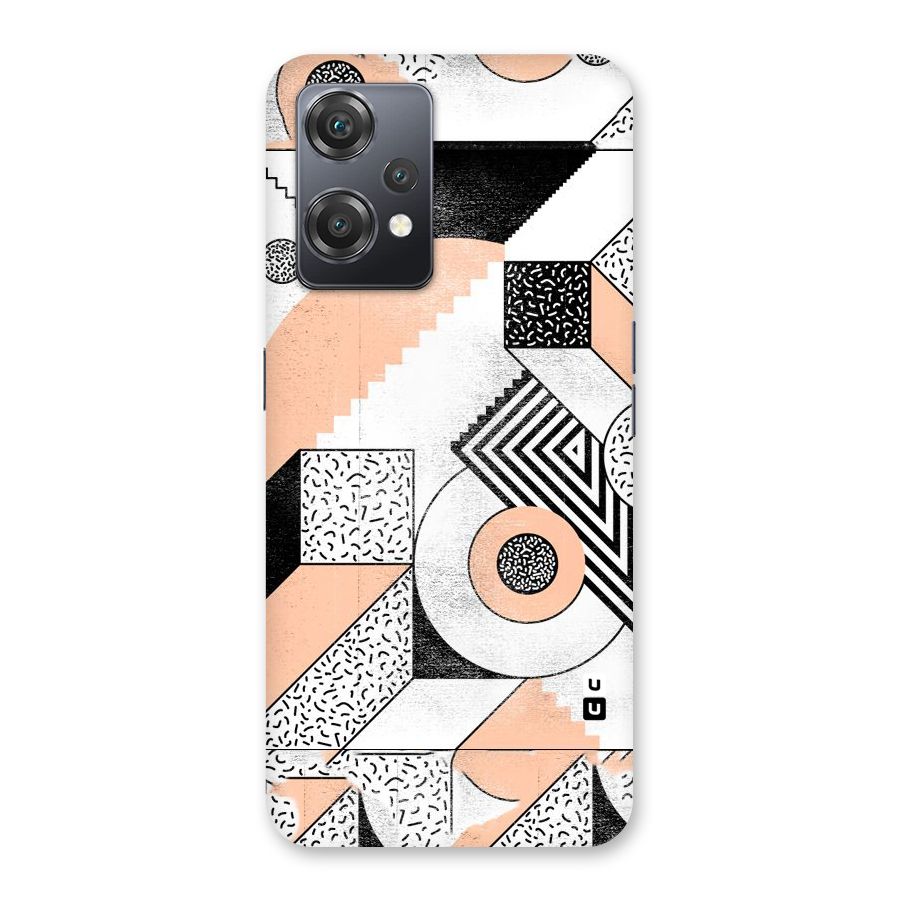 Orange Zig Zag Back Case for OnePlus Nord CE 2 Lite 5G