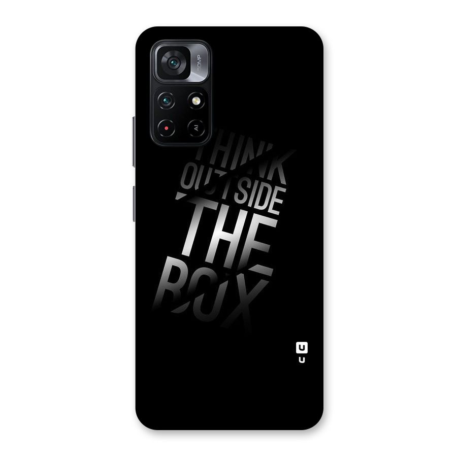 Outside The Box Thinking Back Case for Poco M4 Pro 5G