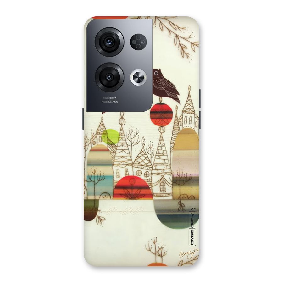 Owl Art Back Case for Oppo Reno8 Pro 5G