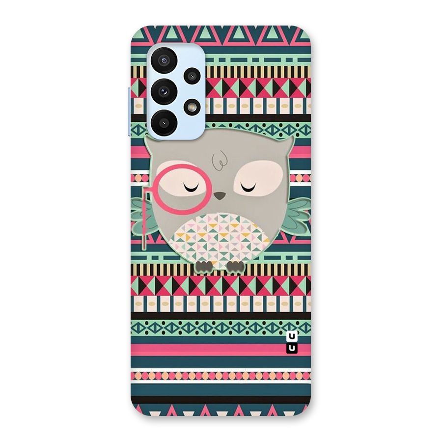 Owl Cute Pattern Back Case for Galaxy A23