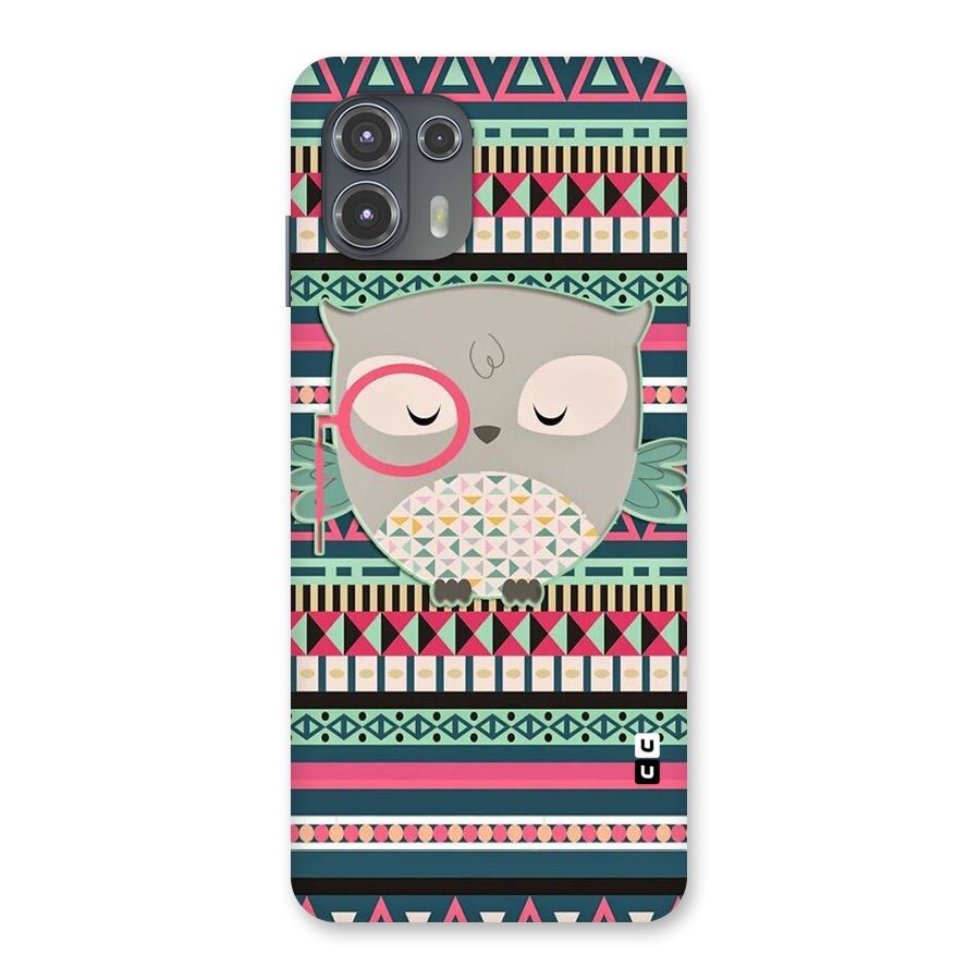 Owl Cute Pattern Back Case for Motorola Edge 20 Fusion