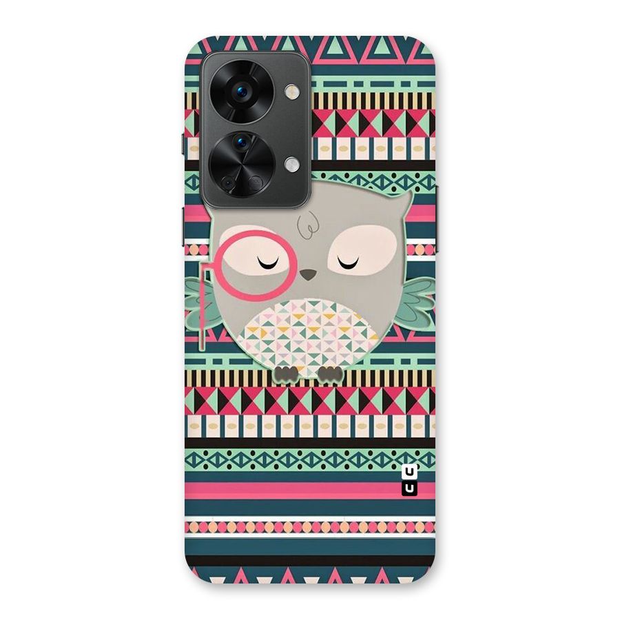 Owl Cute Pattern Back Case for OnePlus Nord 2T