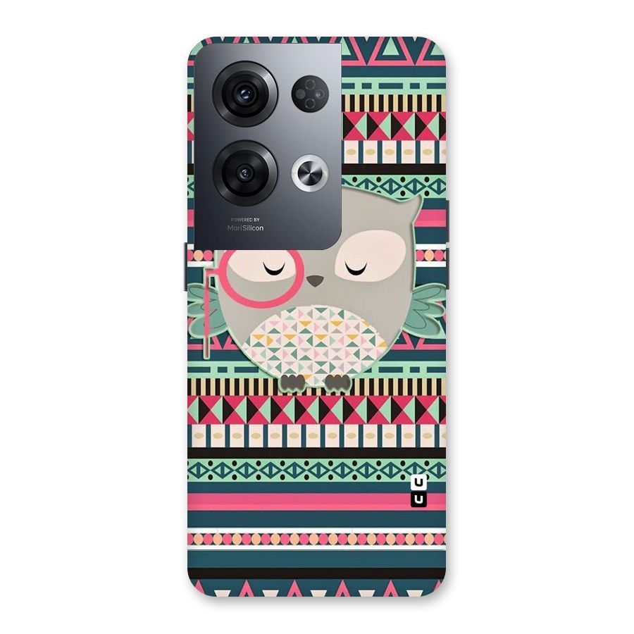 Owl Cute Pattern Back Case for Oppo Reno8 Pro 5G