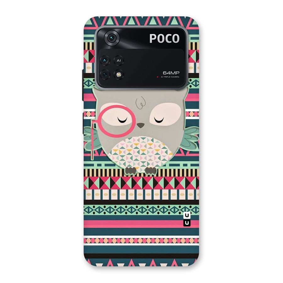 Owl Cute Pattern Back Case for Poco M4 Pro 4G
