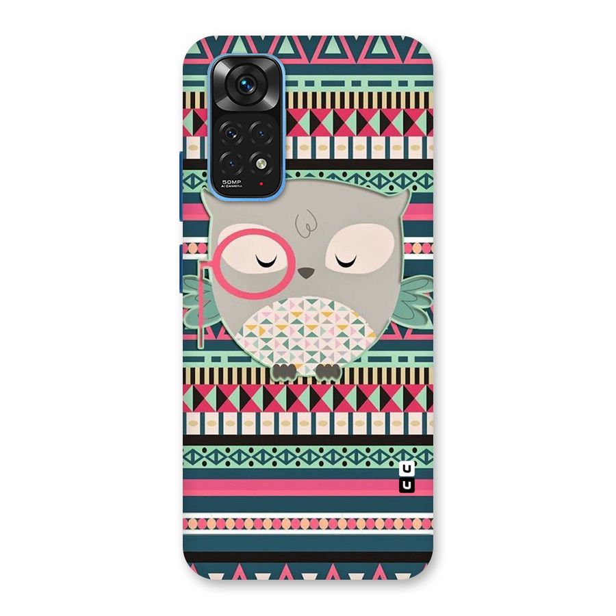 Owl Cute Pattern Back Case for Redmi Note 11S