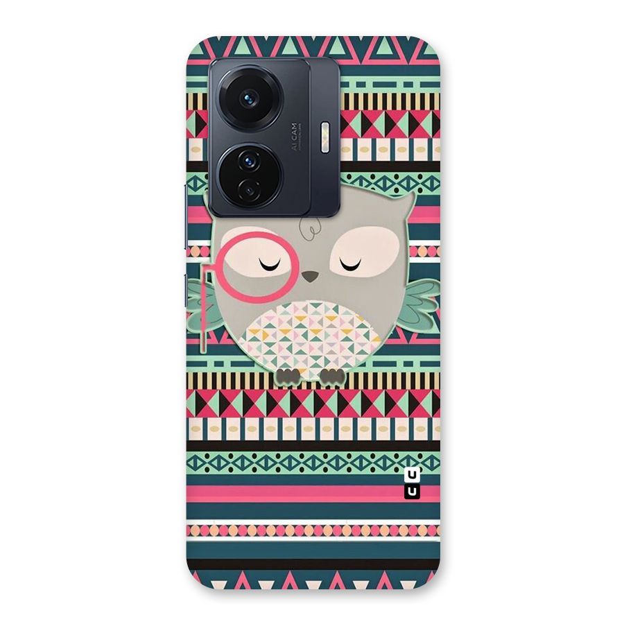 Owl Cute Pattern Back Case for Vivo T1 Pro
