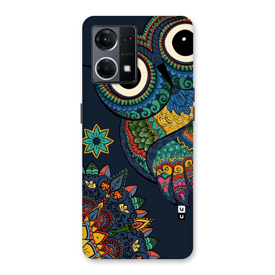 Owl Eyes Glass Back Case for Oppo F21 Pro 5G