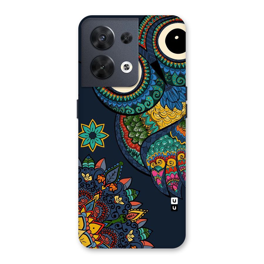 Owl Eyes Back Case for Oppo Reno8 5G